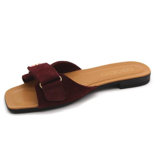 8004 LEON Comfort női bőr papucs