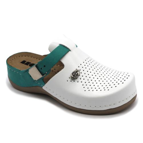 901 LEON Comfort női bőr klumpa