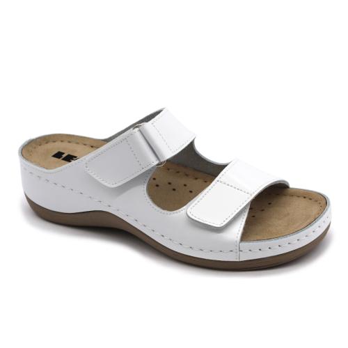 905 LEON Comfort női bőr papucs