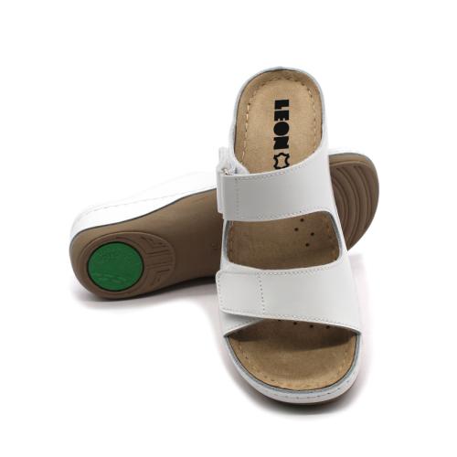 905 LEON Comfort női bőr papucs