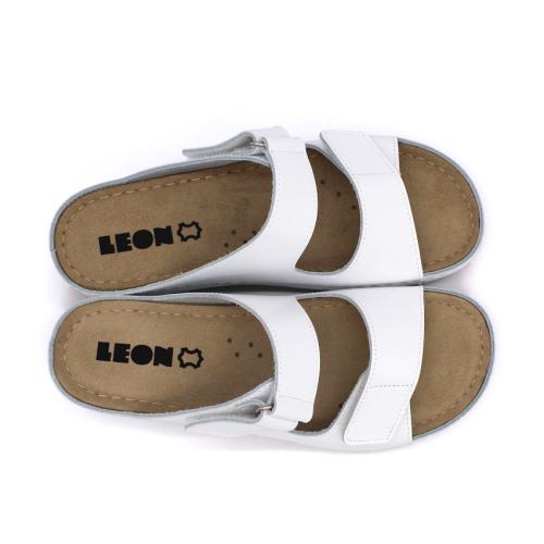905 LEON Comfort női bőr papucs