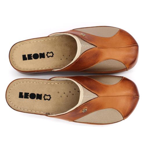 912 LEON Comfort női bőr klumpa