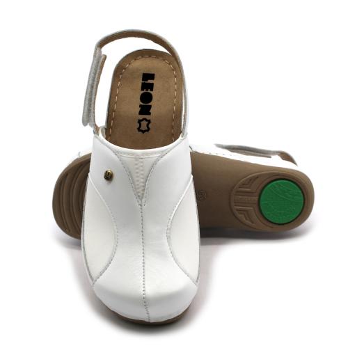 913 LEON Comfort női bőr szandál