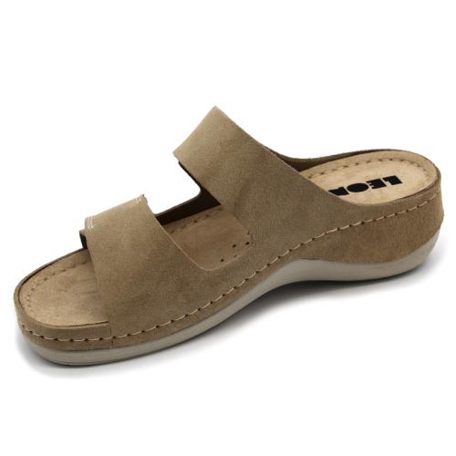 917 LEON Comfort női bőr papucs