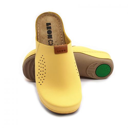 930 LEON Comfort női bőr klumpa