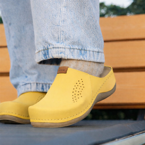 930 LEON Comfort női bőr klumpa