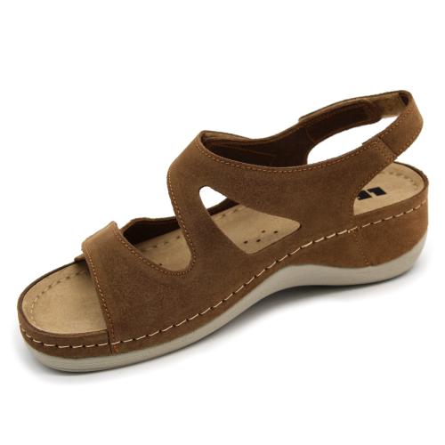 937 LEON Comfort női bőr szandál