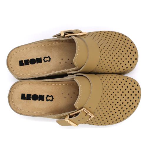 940 LEON Comfort női bőr klumpa