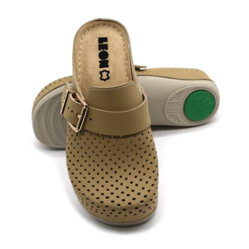 940 LEON Comfort női bőr klumpa