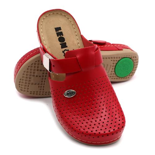 950 LEON Comfort női bőr klumpa