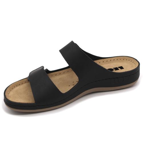 954 LEON Comfort női bőr papucs