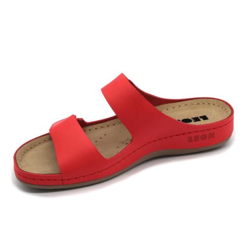 954 LEON Comfort női bőr papucs