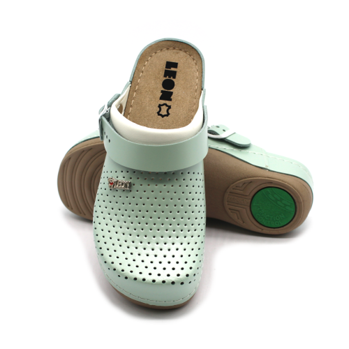 991 LEON Comfort női bőr klumpa