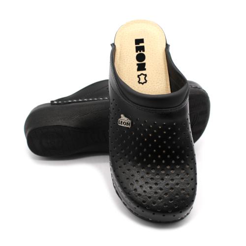 PU100 LEON Comfort női bőr klumpa