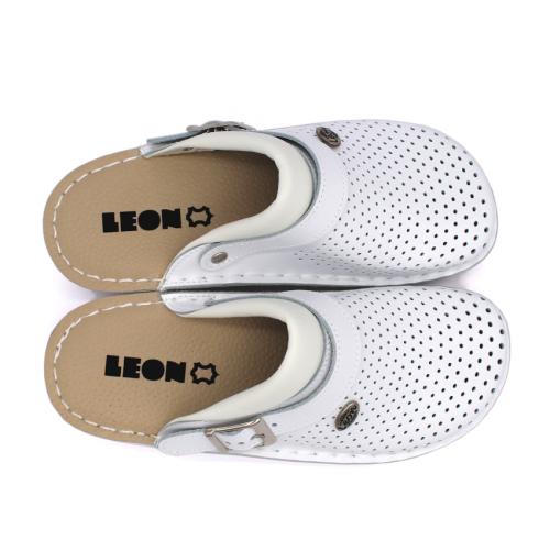 V202 LEON Comfort női bőr klumpa