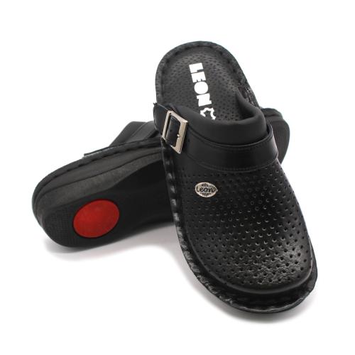V202 LEON Comfort női bőr klumpa