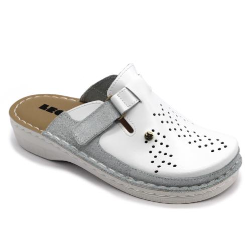 V261 LEON Comfort női bőr klumpa