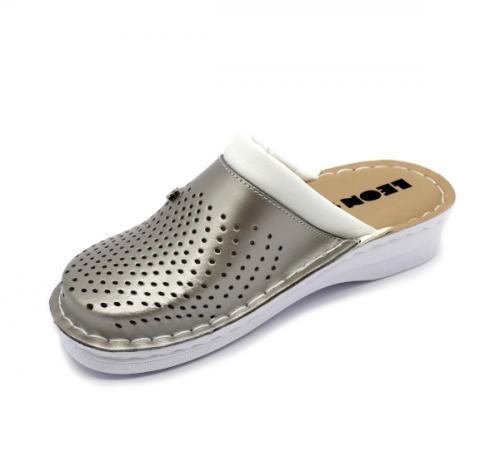 V262 LEON Comfort női bőr klumpa