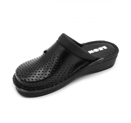 V262 LEON Comfort női bőr klumpa