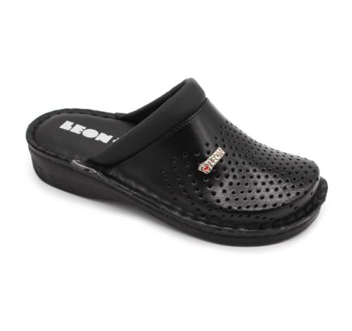 V262 LEON Comfort női bőr klumpa