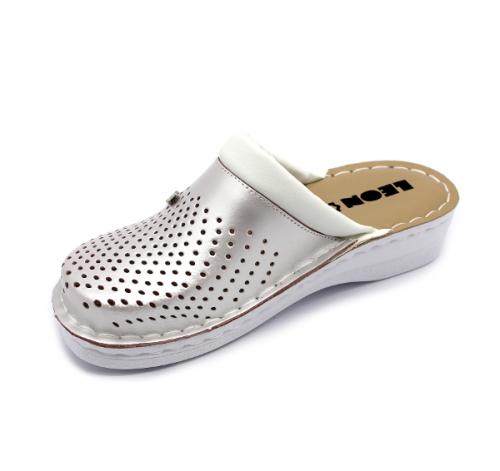 V262 LEON Comfort női bőr klumpa