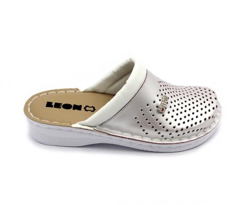 V262 LEON Comfort női bőr klumpa