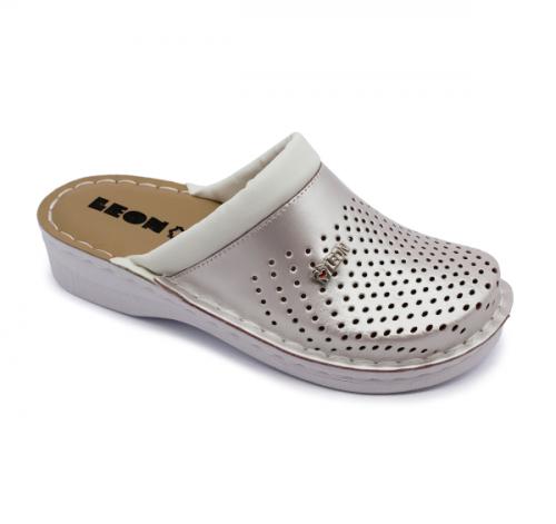 V262 LEON Comfort női bőr klumpa