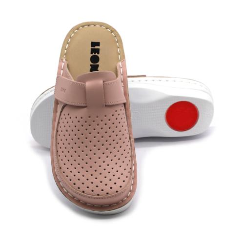 V263 LEON Comfort női bőr klumpa