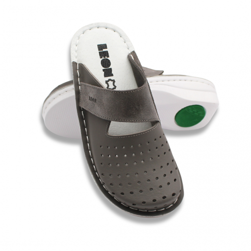 V265 LEON Comfort női bőr klumpa