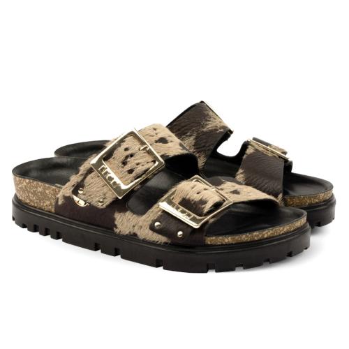 VEIN  6015 LEON Comfort női bőr papucs
